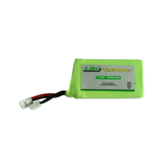 Part for electric helicopter Lipo battery 7.4 volts 450 mA | Scientific-MHD