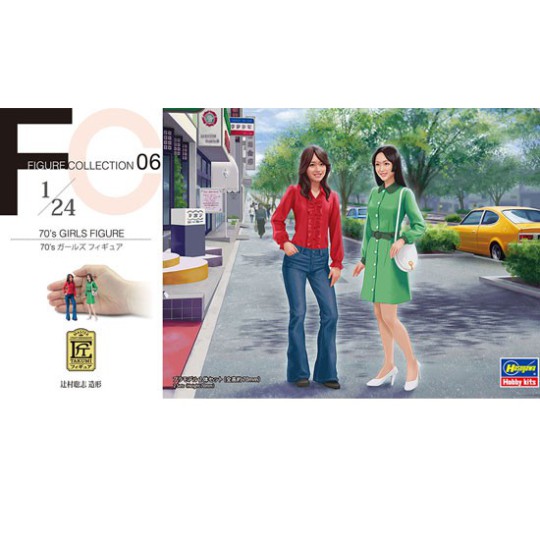 70’s Girls plastic car cover Figure 1/24 70’s Girls plastic car cover Figure 1/24 | Scientific-MHD