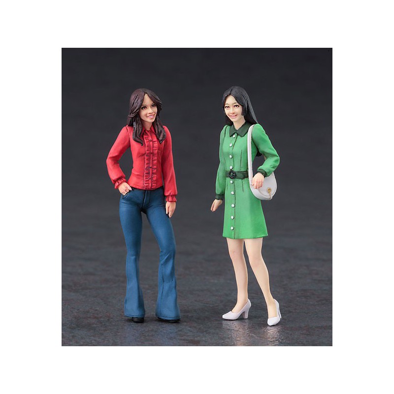 70’s Girls plastic car cover Figure 1/24 | Scientific-MHD