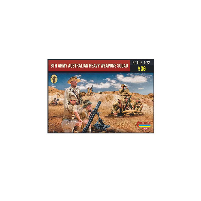 Figurine 8th Australian Heavy Weapons Squad 1/72 | Scientific-MHD