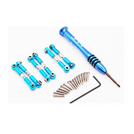 Part for Electric Buggy 1/18 ALU MHD Alu Biellettes | Scientific-MHD Part for Electric Buggy 1/18 ALU MHD Alu Biellettes | Scientific-MHD