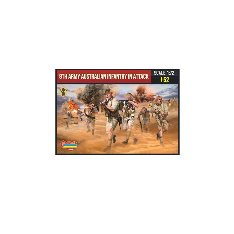 Figurine 8th Australian Infantry in Attack 1/72 | Scientific-MHD