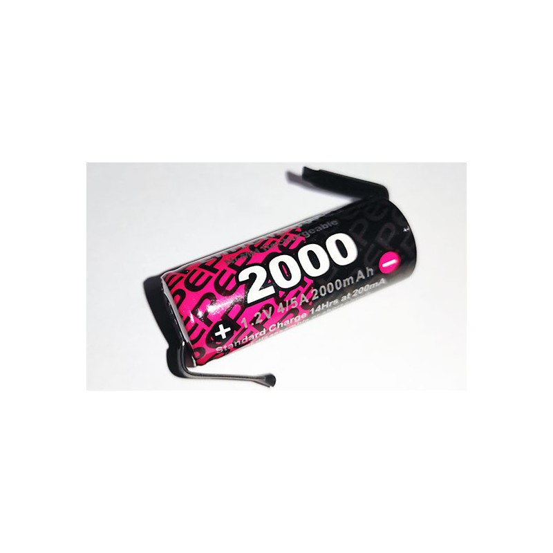 NIMH battery for radio -controlled AF 2000UV 17x43mm c. à s. | Scientific-MHD
