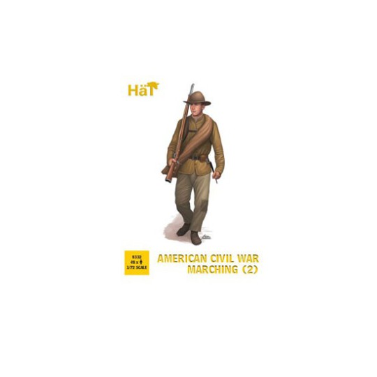 Civil American Civil War Marching figurine (2) 1/72 Civil American Civil War Marching figurine (2) 1/72 | Scientific-MHD