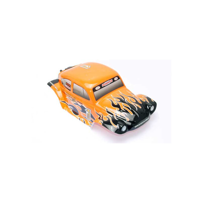 Electric car room all path 1/10 Carro. Kansas Baja Orange | Scientific-MHD