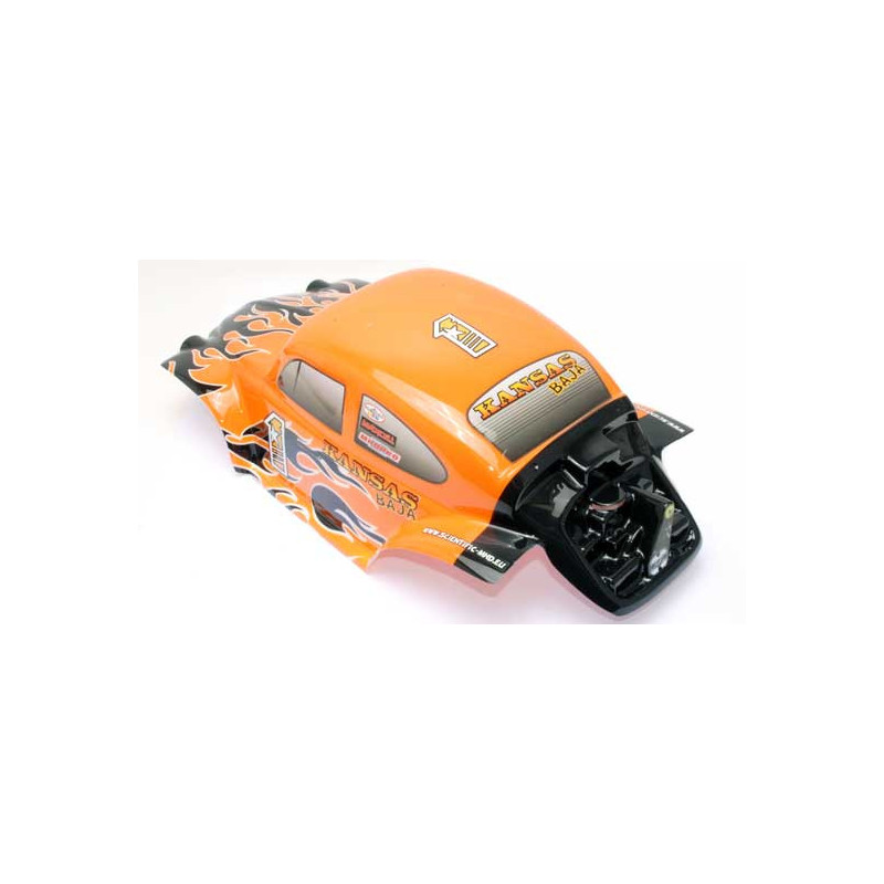 Electric car room all path 1/10 Carro. Kansas Baja Orange | Scientific-MHD