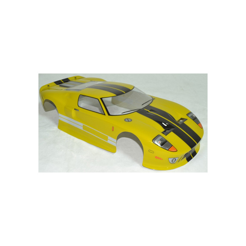 Part for car electric car 1/10 GT40 yellow bodywork | Scientific-MHD