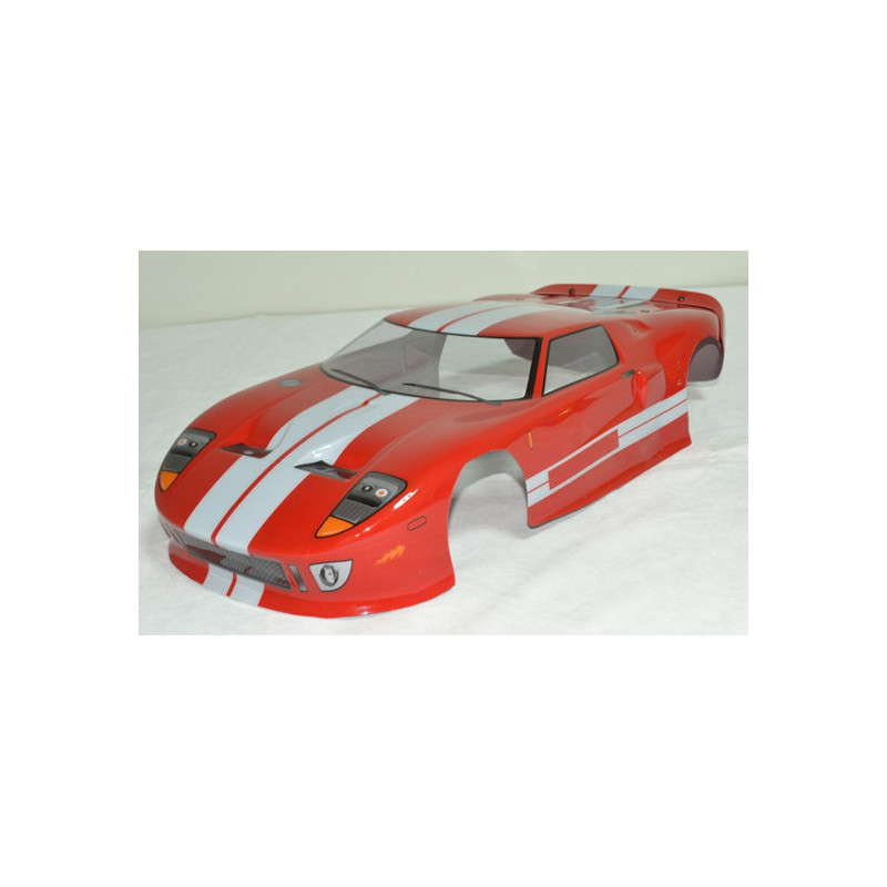 Part for car electric car 1/10 GT40 red bodywork | Scientific-MHD