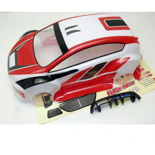 Electric car room all path 1/10 Painted Flash Rally bodywork | Scientific-MHD
