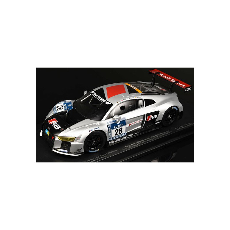 Miniature car Die Cast at1/18 Audi R8 LMS Belgian Audi Club Team 24h Nurb. 1/18 | Scientific-MHD
