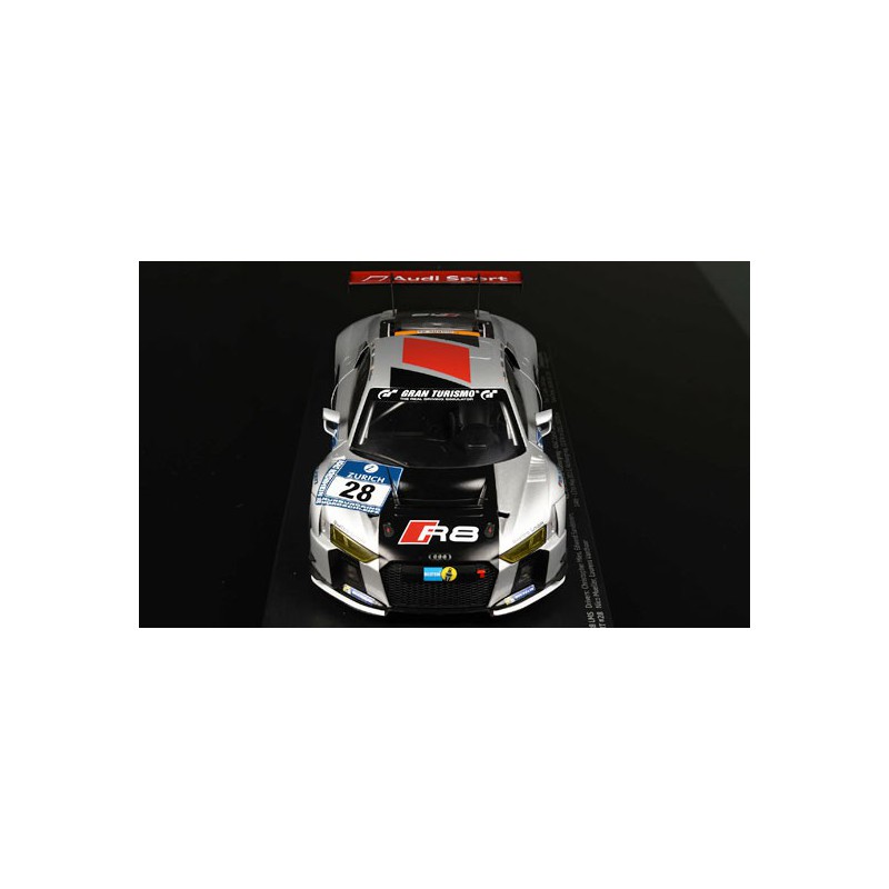 Miniature car Die Cast at1/18 Audi R8 LMS Belgian Audi Club Team 24h Nurb. 1/18 | Scientific-MHD