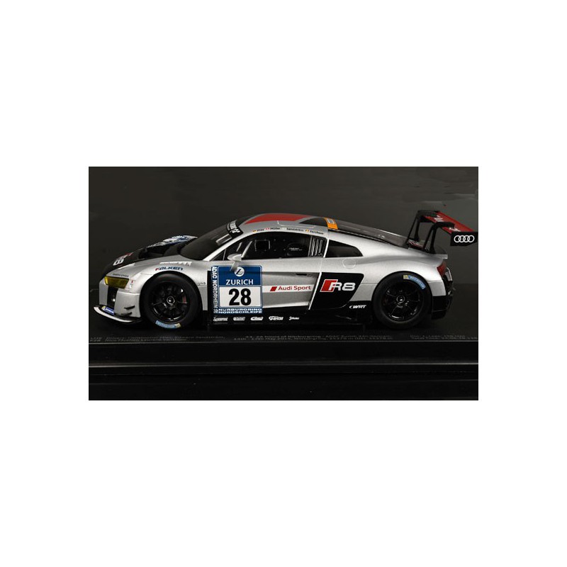 Miniature car Die Cast at1/18 Audi R8 LMS Belgian Audi Club Team 24h Nurb. 1/18 | Scientific-MHD