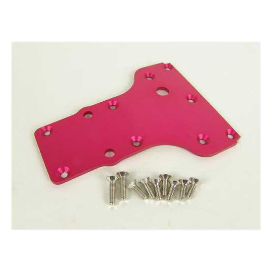 Piece for Monster Truck Thermal 1/16 Chassis front aluminum red | Scientific-MHD