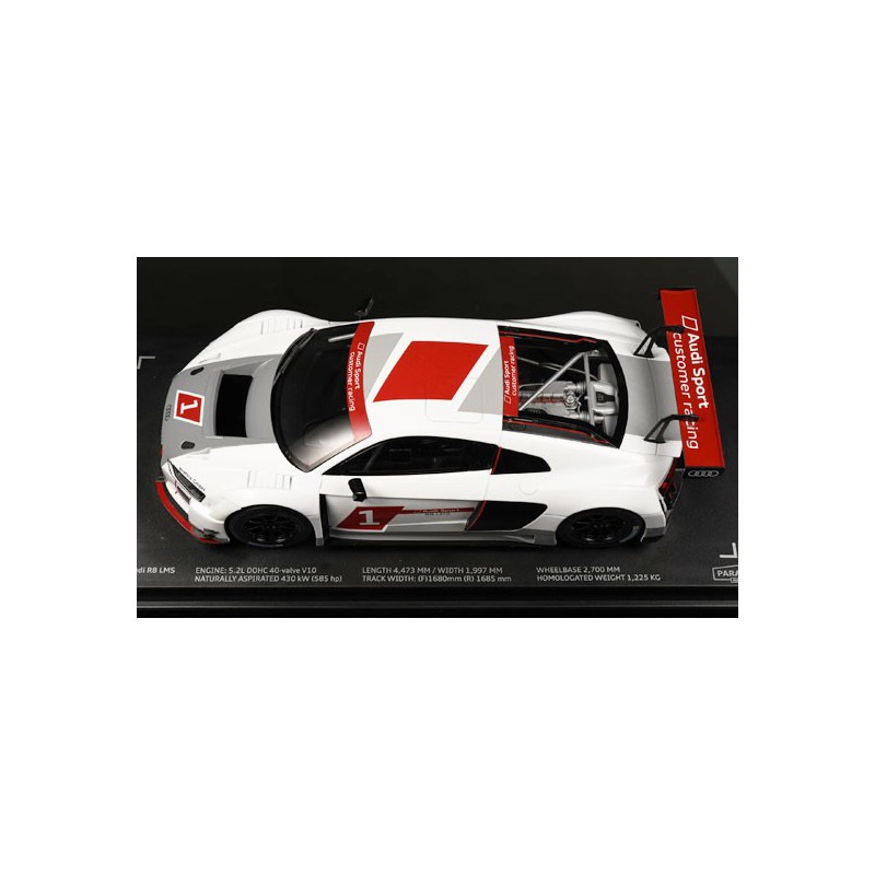 Miniature car Die Cast at1/18 Audi R8 LMS PRESENTATION CAR | Scientific-MHD