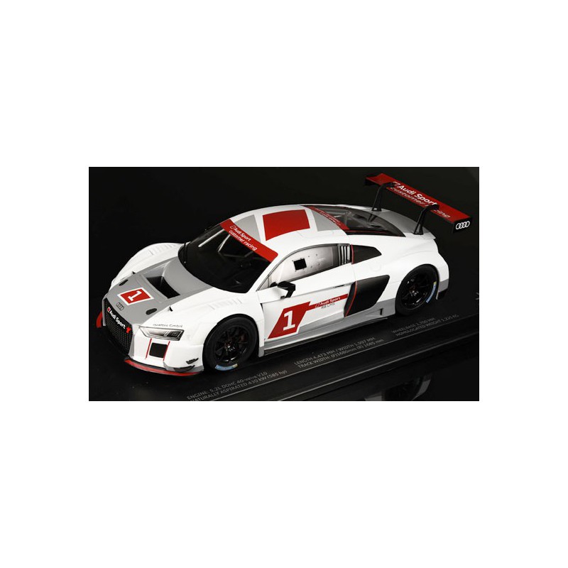 Miniature car Die Cast at1/18 Audi R8 LMS PRESENTATION CAR | Scientific-MHD