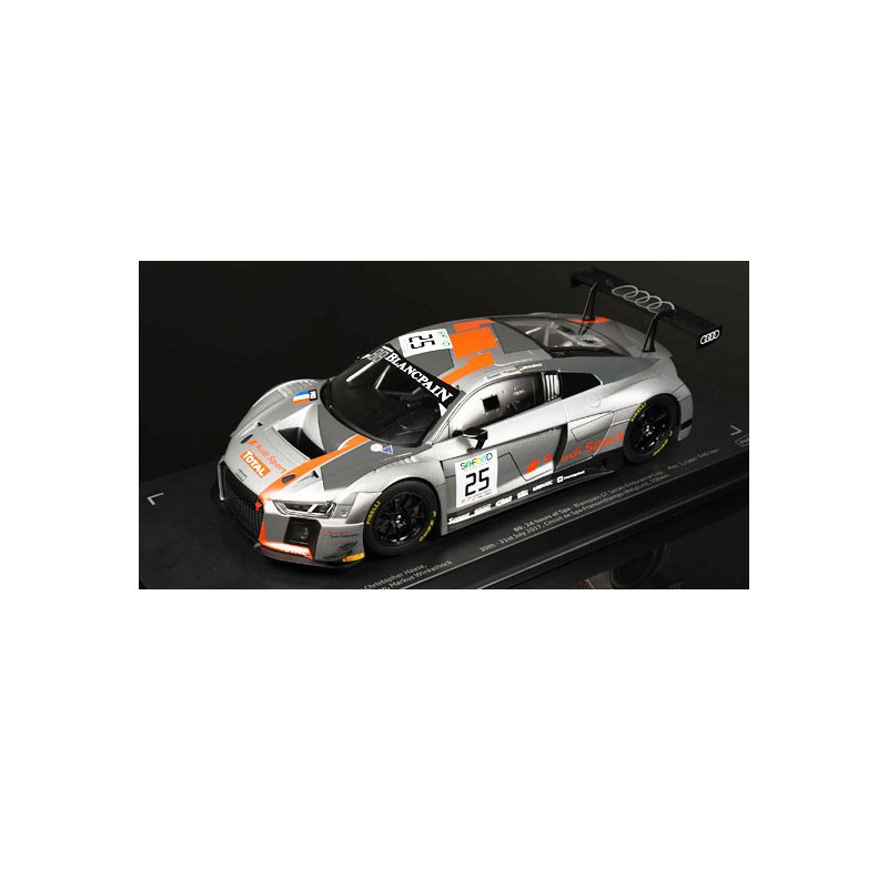 Miniature car Die Cast at1/18 Audi R8 LMS Saintebloc Racing 24h Spa 1/18 | Scientific-MHD