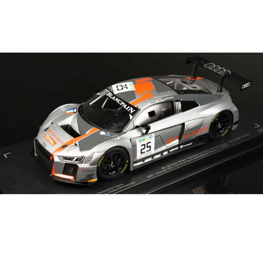 Miniature car Die Cast at1/18 Audi R8 LMS Saintebloc Racing 24h Spa 1/18 | Scientific-MHD