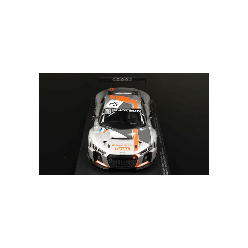 Miniature car Die Cast at1/18 Audi R8 LMS Saintebloc Racing 24h Spa 1/18 | Scientific-MHD