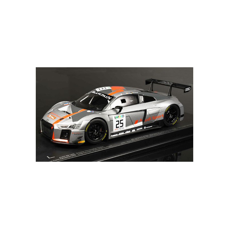 Miniature car Die Cast at1/18 Audi R8 LMS Saintebloc Racing 24h Spa 1/18 | Scientific-MHD
