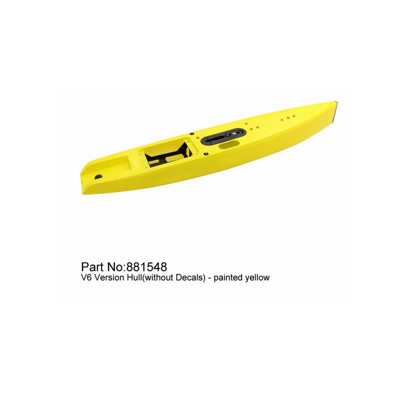 Part for radio -controlled sailboat DF65 V6 yellow shell | Scientific-MHD