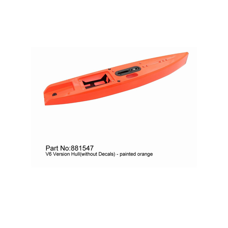 Part for radio -controlled sailboat DF65 V6 orange case | Scientific-MHD