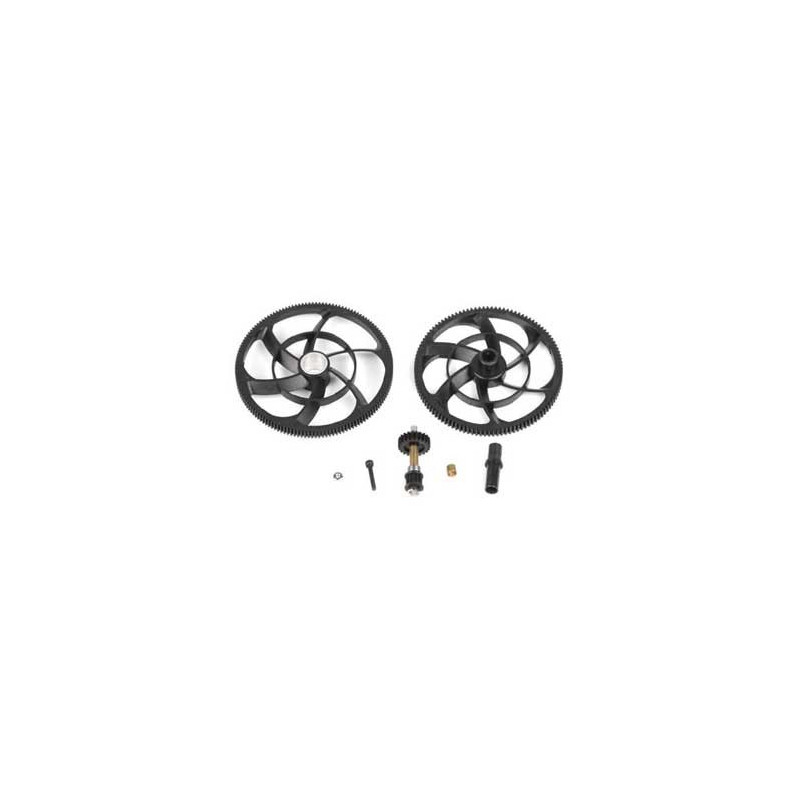 Part for electric helicopter main crown and pulley | Scientific-MHD
