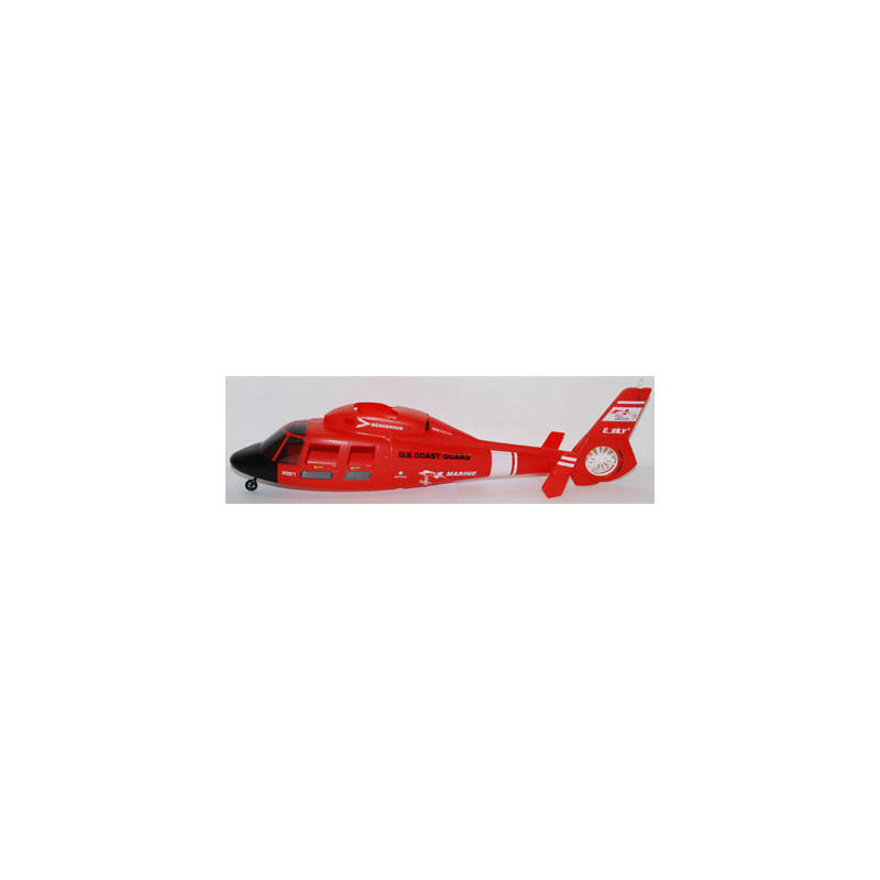 Piece for electric helicopter Dauphin Fuselage Full | Scientific-MHD