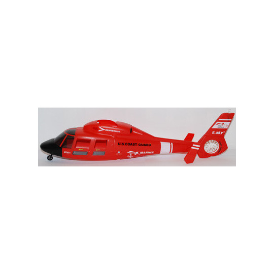 Piece for electric helicopter Dauphin Fuselage Full | Scientific-MHD