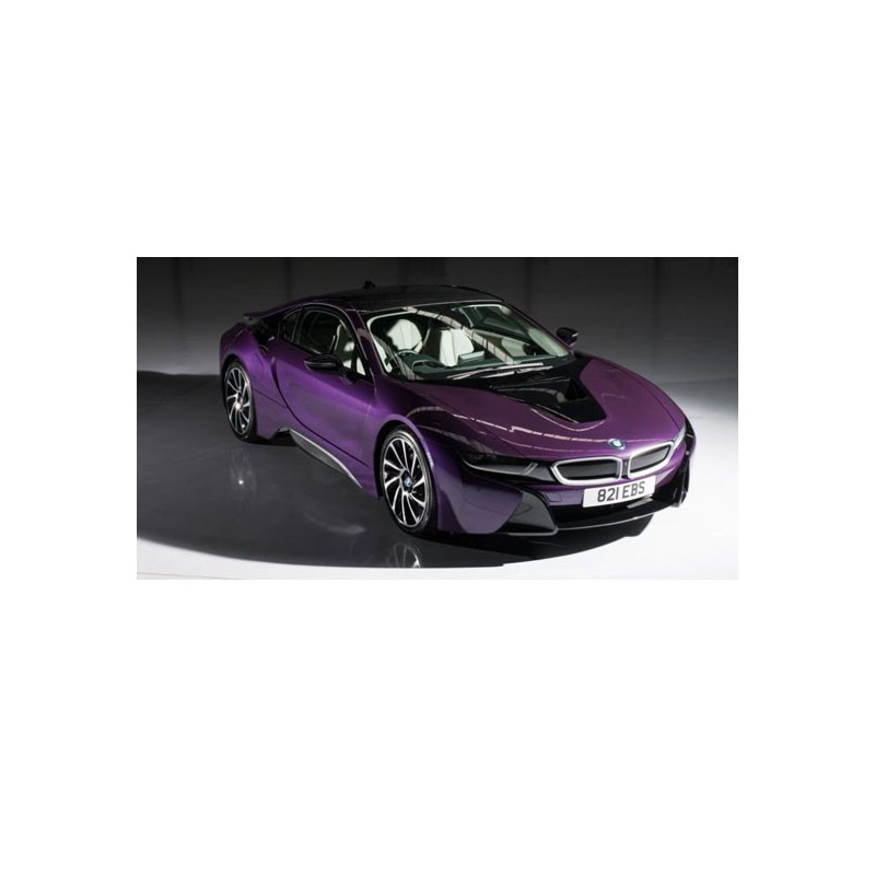 Miniature car Die Cast at1/18 BMW i8 Purple Pearl (LHD) 1/18 | Scientific-MHD