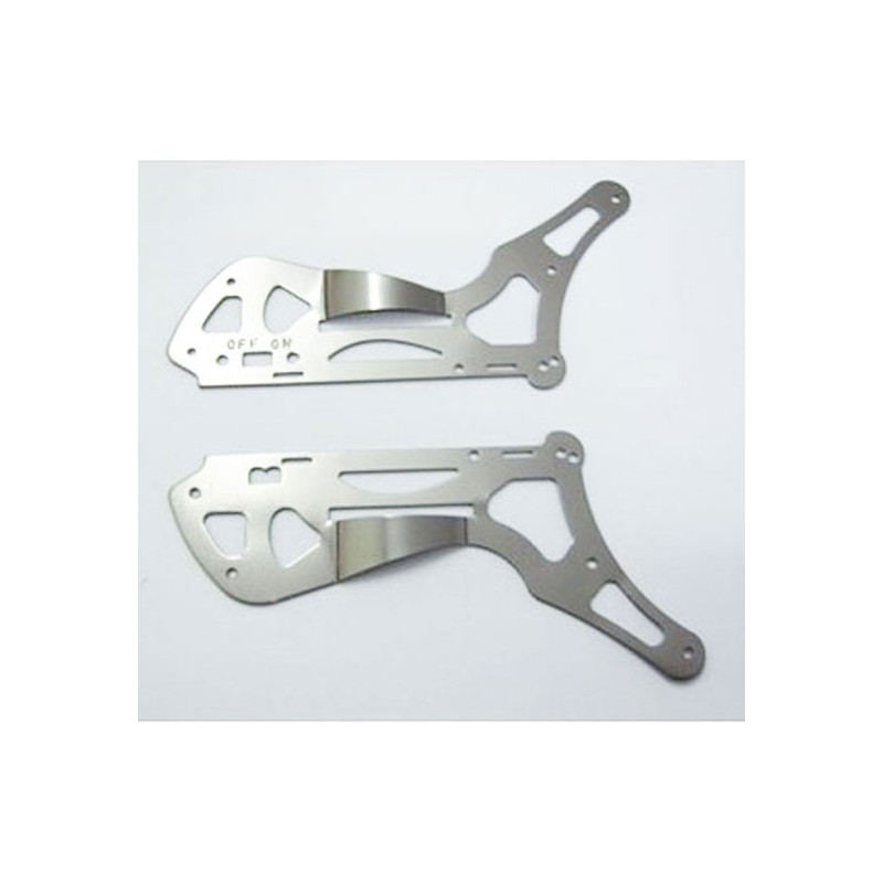 Part for electric helicopter aluminum side Tiny 400 | Scientific-MHD