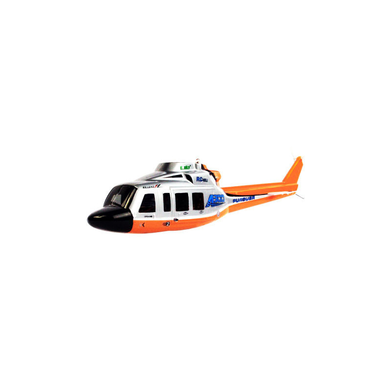 Part for electric helicopter fuselage a-300 orange & silver | Scientific-MHD