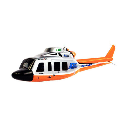Part for electric helicopter fuselage a-300 orange & silver | Scientific-MHD