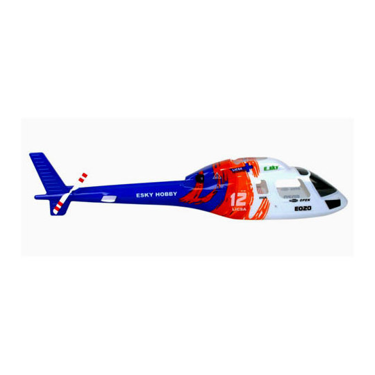 Part for electric helicopter fuselage Big Lama Bleu | Scientific-MHD