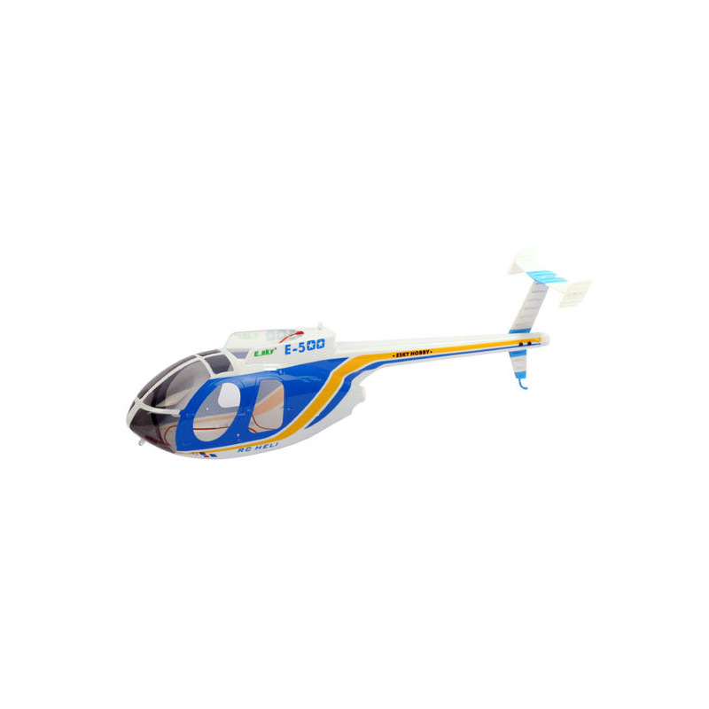 Part for electric helicopter Fuselage Bleu E-500 Big Lama | Scientific-MHD