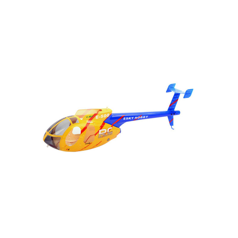 Part for electric helicopter Fuselage Yellow E-500 Big Lama | Scientific-MHD