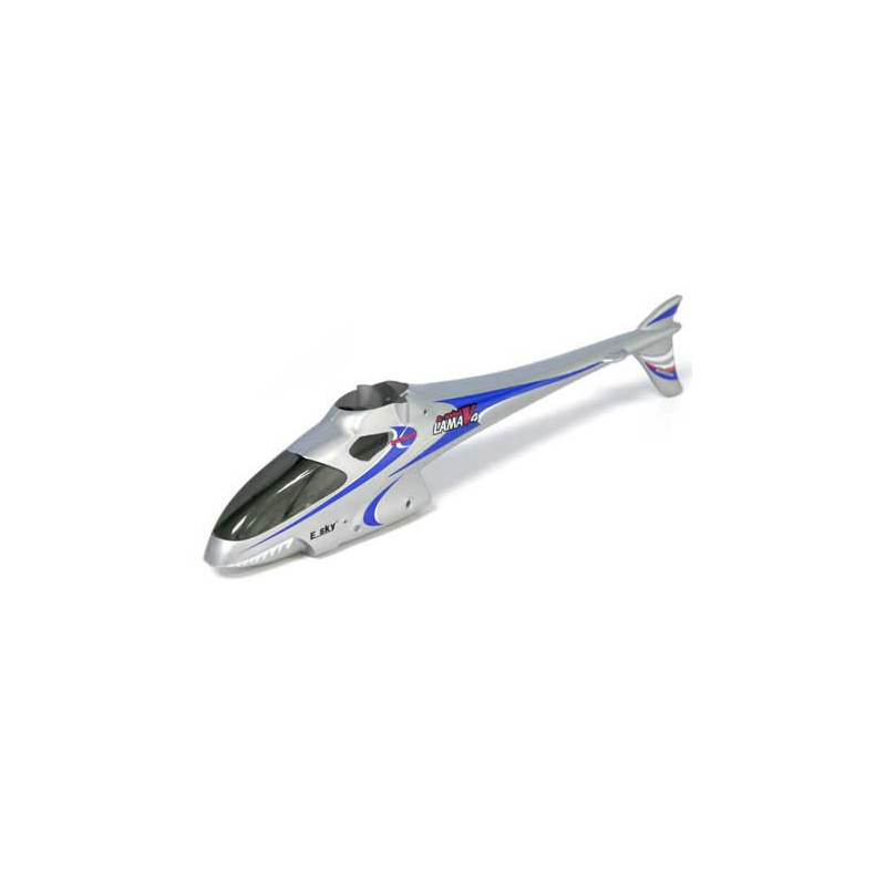 Part for electric helicopter Fuselage Lama V4 Silver | Scientific-MHD