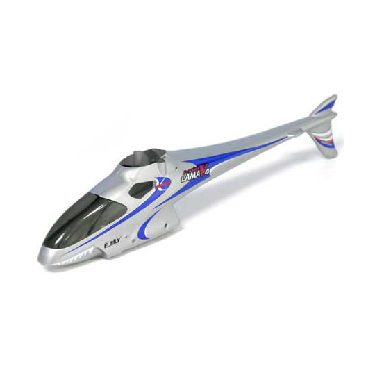 Part for electric helicopter Fuselage Lama V4 Silver | Scientific-MHD