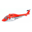 Piece for electric helicopter fuselage nano red model | Scientific-MHD