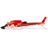 Part for electric helicopter fuselage tiny 700 cx red | Scientific-MHD