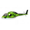 Part for electric helicopter fuselage green Big Lama | Scientific-MHD
