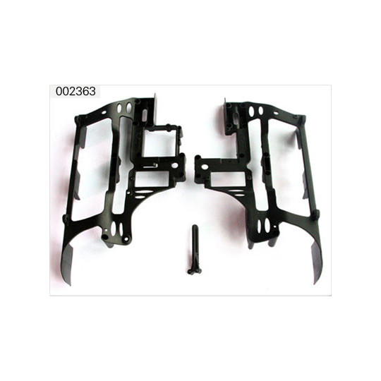 Piece for HB electrical helicopter flanks of chassis | Scientific-MHD