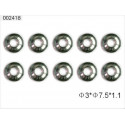 Part for HB electric helicopter 3 x 7.5 x 1.1 | Scientific-MHD