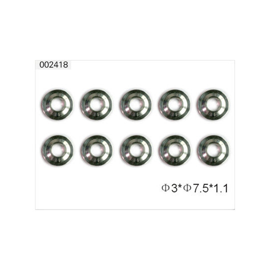 Part for HB electric helicopter 3 x 7.5 x 1.1 | Scientific-MHD