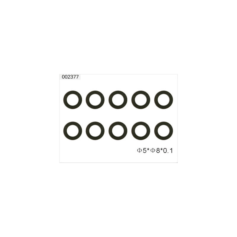 Part for HB electric helicopter 5 x 8 x 0.1 | Scientific-MHD
