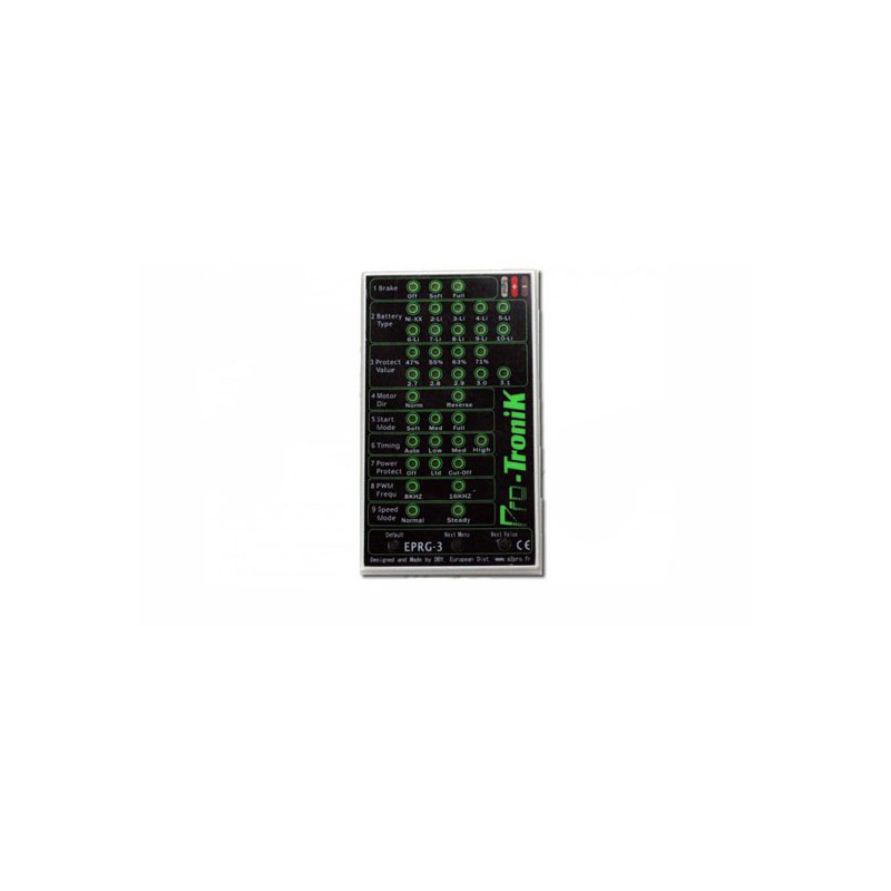 Electric motor radio controlled card E-PRG-3 | Scientific-MHD