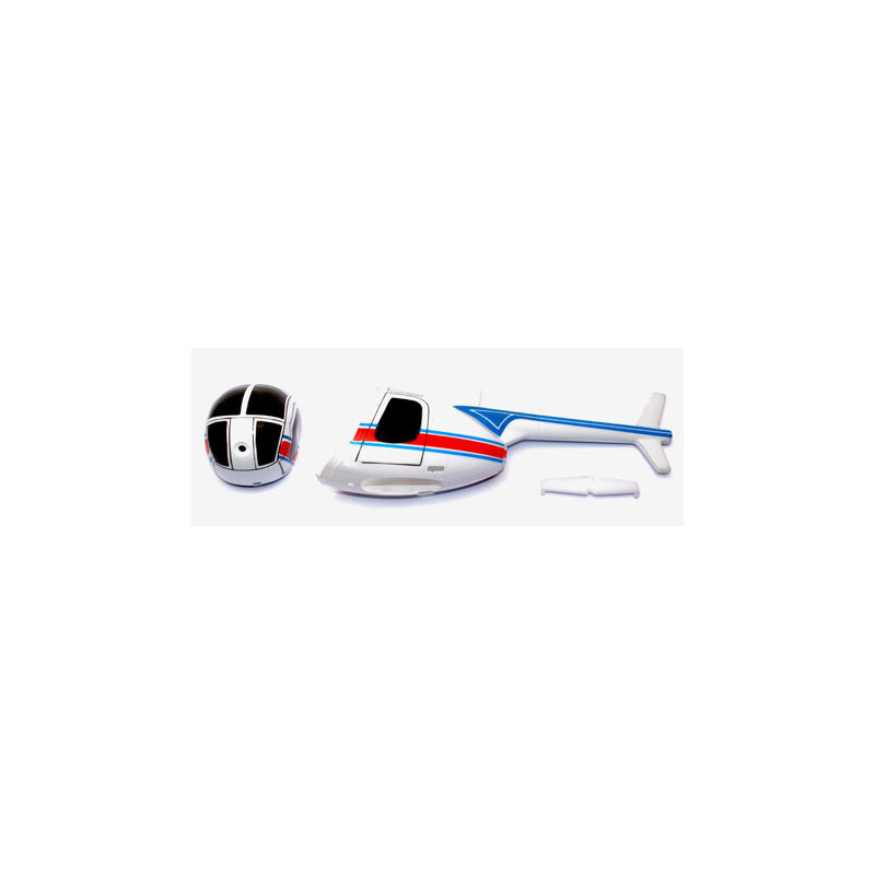 Piece for Hughes 500 Fuselage White B.H. | Scientific-MHD