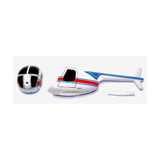 Piece for Hughes 500 Fuselage White B.H. | Scientific-MHD
