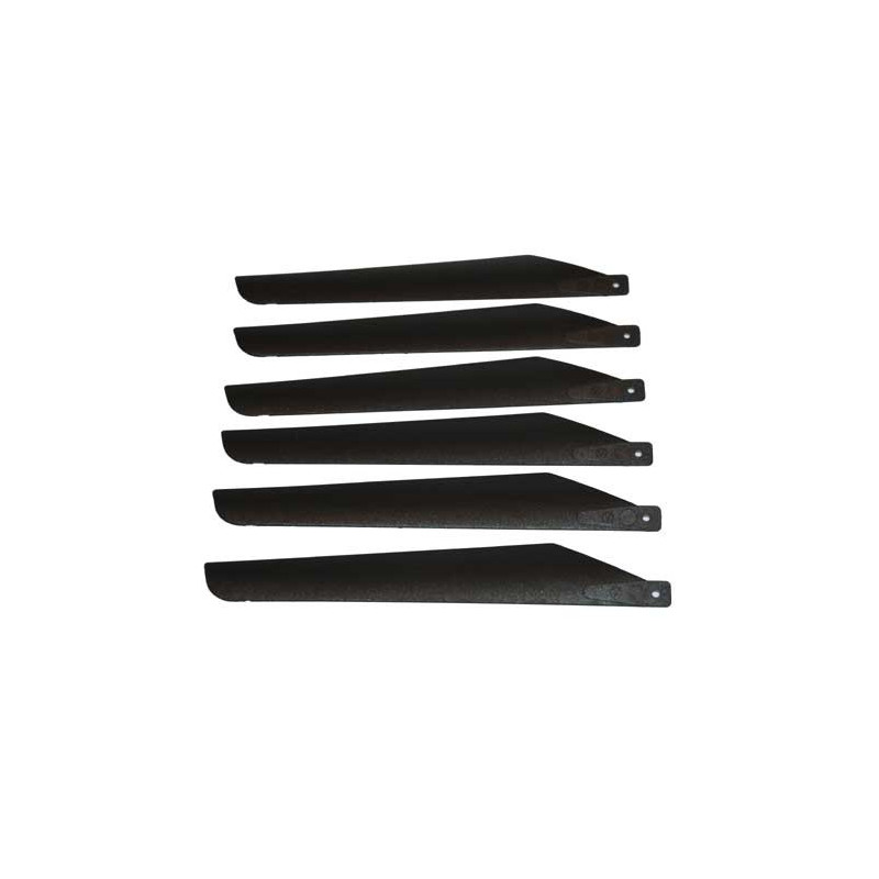 Piece for Hughes 500 blades A electric helicopter (6 parts) | Scientific-MHD