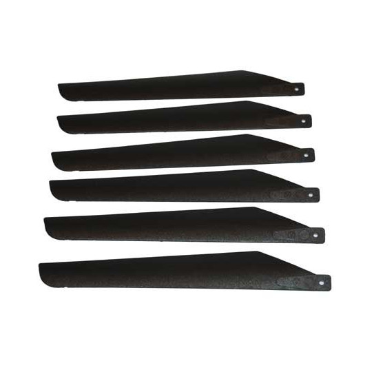 Piece for Hughes 500 blades A electric helicopter (6 parts) | Scientific-MHD