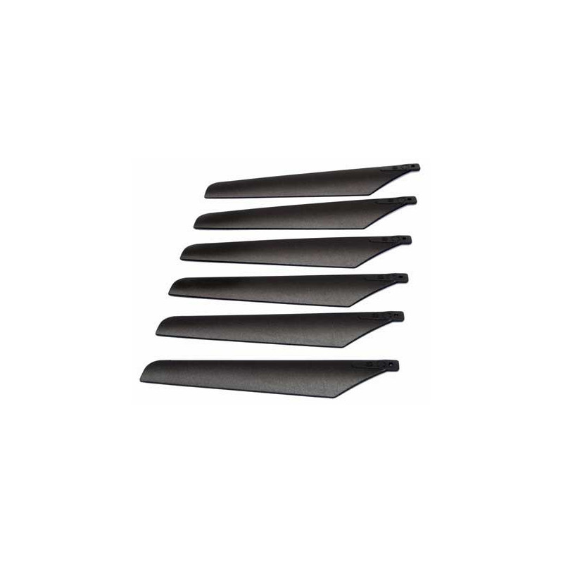 Piece for Hughes 500 blades B electric helicopter (6 parts) | Scientific-MHD